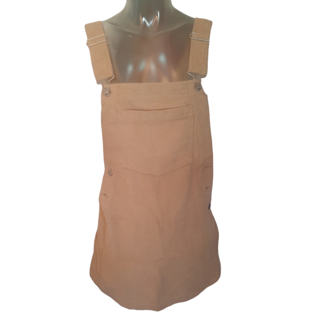 Corduroy overall dress